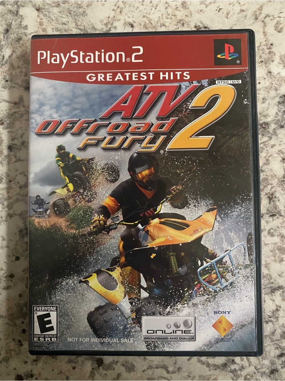 Sony PlayStation 2 ATV Offroad Fury 2 - Yellow Cover Art